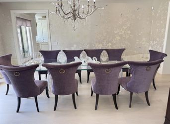 Bernhardt “Host Jet Set” Dining Chairs – 10-Piece Discontinued Set