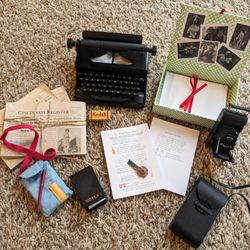 American Girl, Kit's Typewriter (2014),  AND Kit's Reporter Set (2009)--2 SETS! Retired