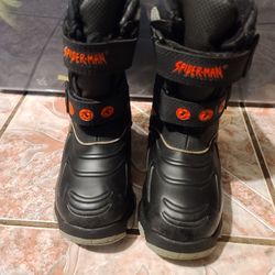 Kids Snow boots Size 11 Spider-Man 