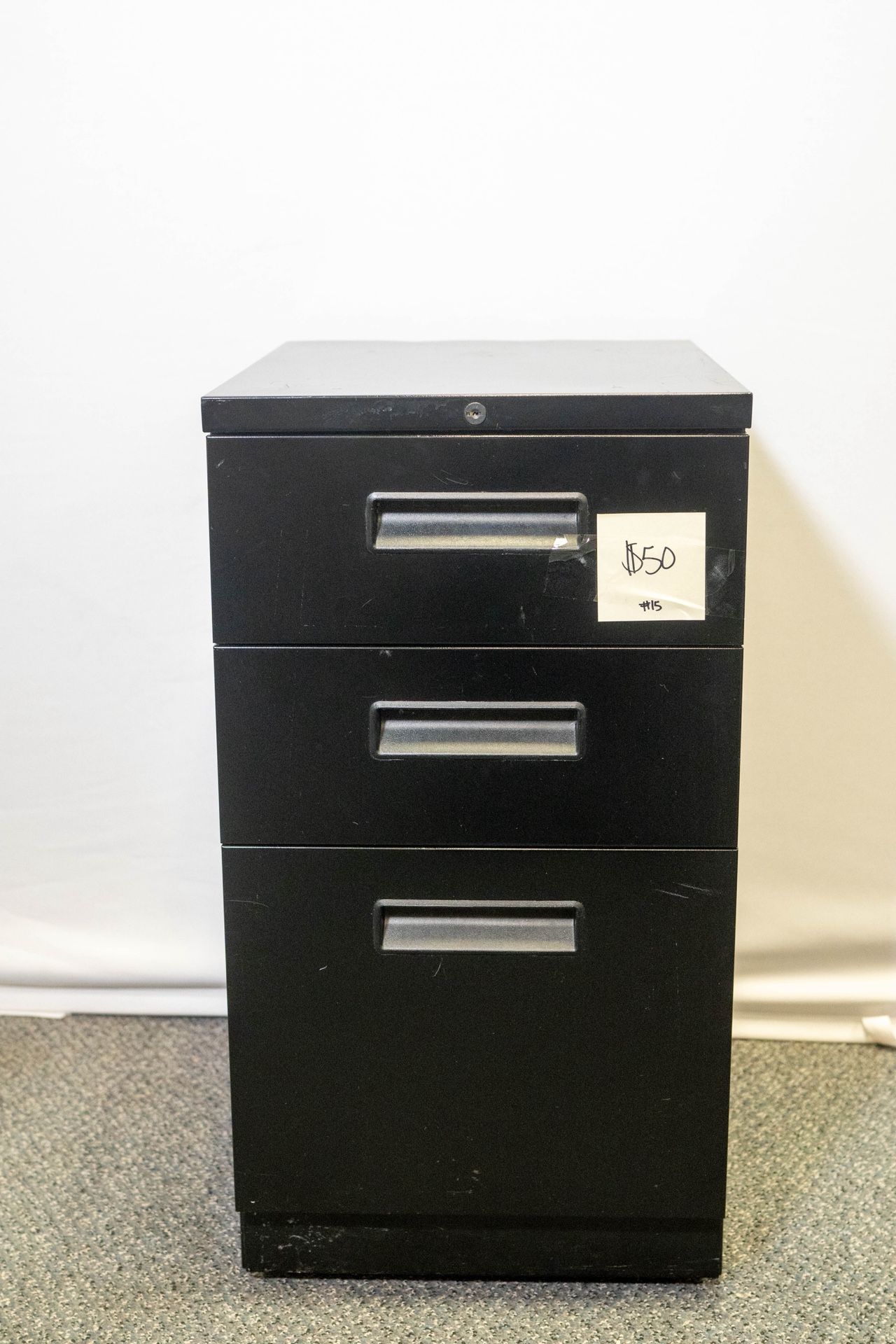 3-Drawer Short-Filing/Storage Cabinet