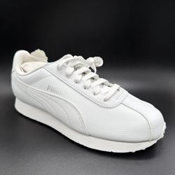 New Puma Turin Jr (Youth) White Shoes: Various Sizes