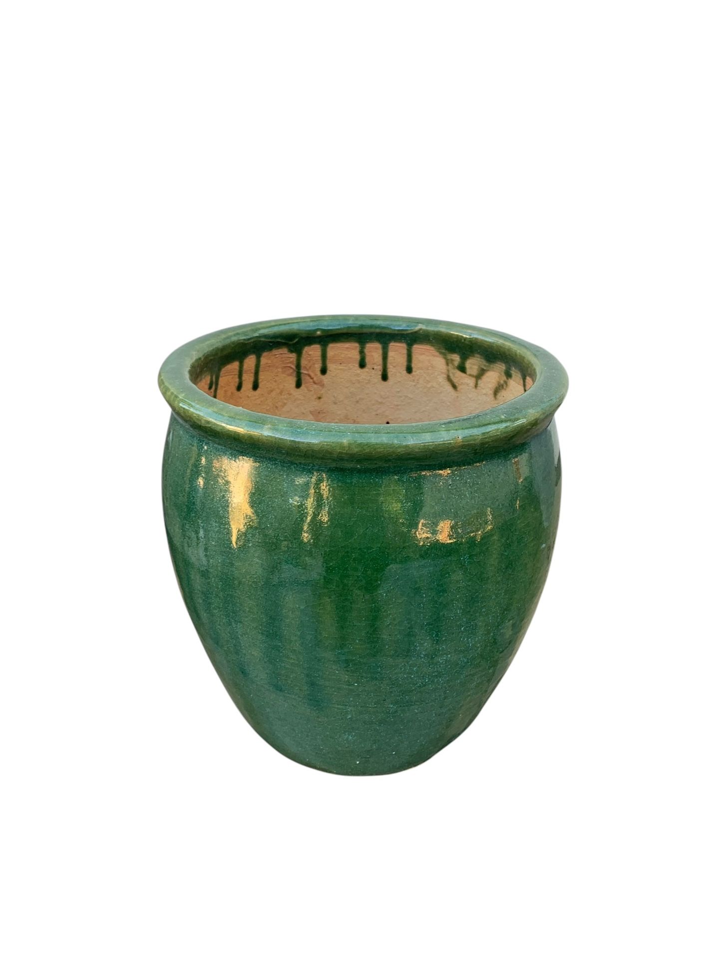 Glazed Ceramic Pot Planter 9.5Hx9W