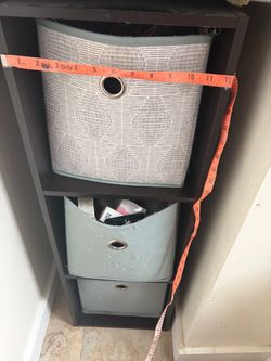 Fabric storage cubes shelves bathroom or nightstand