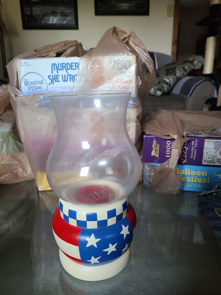 Americana tealite candle