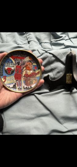 John Paxson 1993 NBA World Champions Three Point For 3 Peat Collectors Plate 