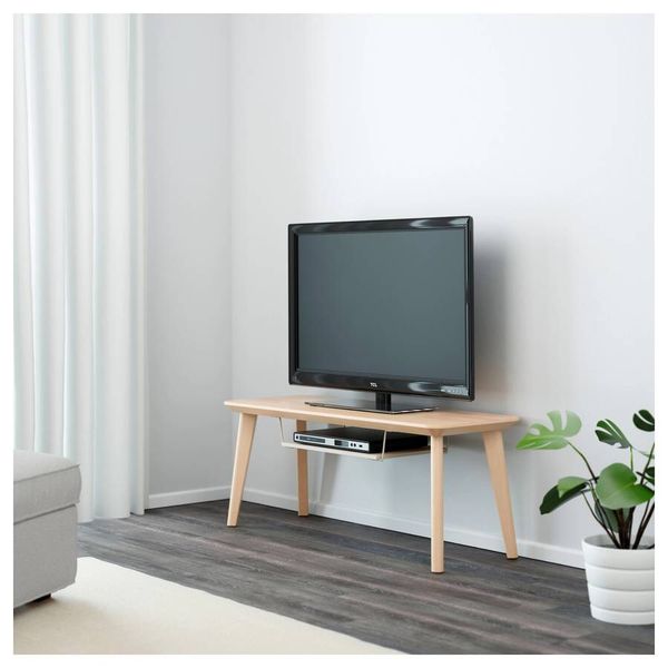 Brand New Ikea Lisabo Tv Unit Stand Ash Veneer For In Brand New Ikea Lisabo Tv Unit Stand Ash Veneer