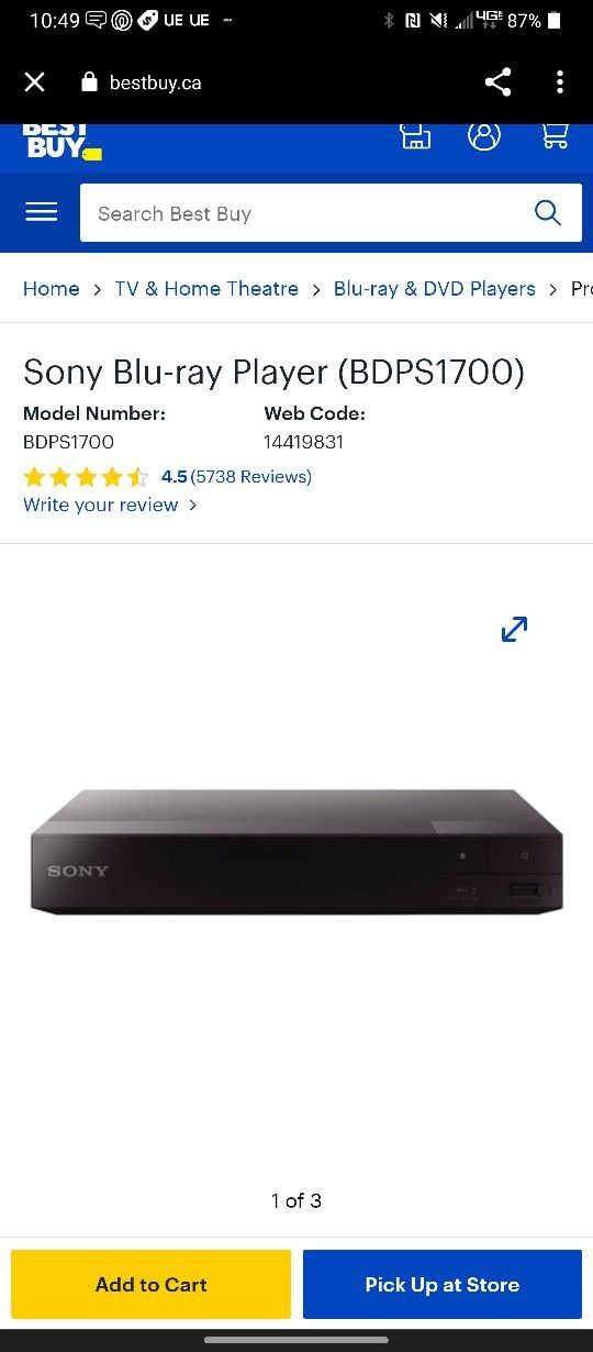 Blue Ray Smart Player