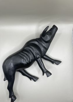 Mini Buffalo Statue 
