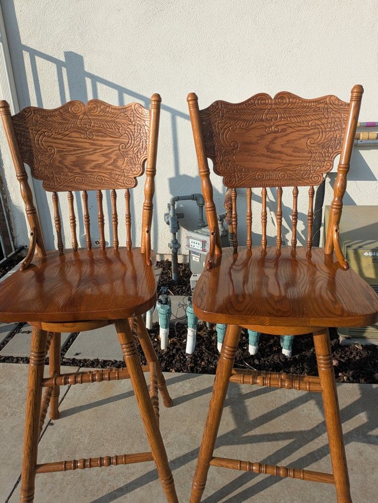 Oak Bar Stools