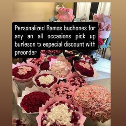 Ramos Buchones Rosa Ramo Rosas Eternals 