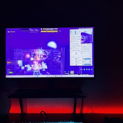 Gaming Pc, Monitor, Keyboard, Controllers, Gaming Chair