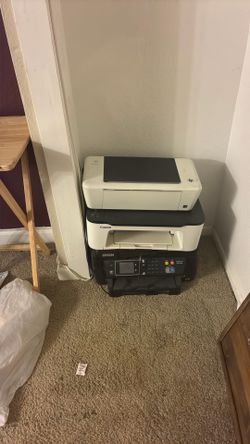 Hp jet printer and cannon printer and epson fax  / printer