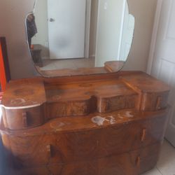 An Antique Dresser, All Wood