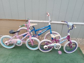 Kids bikes all 3 for special price discount $75 take all or small $25 bigger bike $40