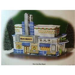 Snow Village Bus Depot