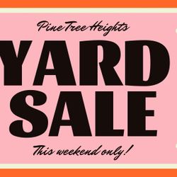 Giant Yard Sale Today !