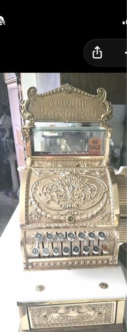1900 vibtage cash register
