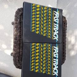 FASTTRACK BUSINESS BOOKS ON TAPE 20 CASSETTES AND STORAGE CONTAINERS PAID $400