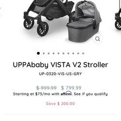 Uppababy Vista V2 Stroller