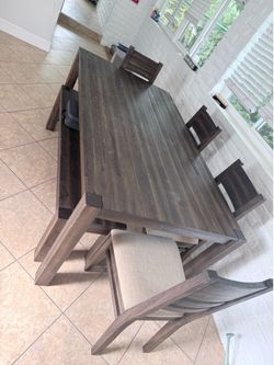 Real Wood Dining Table