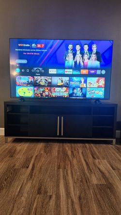 75 Toshiba fire tv + stand pickup only