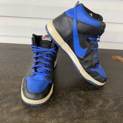 Nike Dunk High CMFT (705434-400) Black and Blue (10 US)