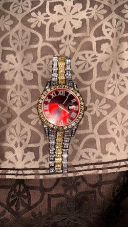 BESTKANG Unisex Luxury Iced Out Watch Mens Diamond Watches Roman Numerals Watches Quartz Analog Wrist Watch