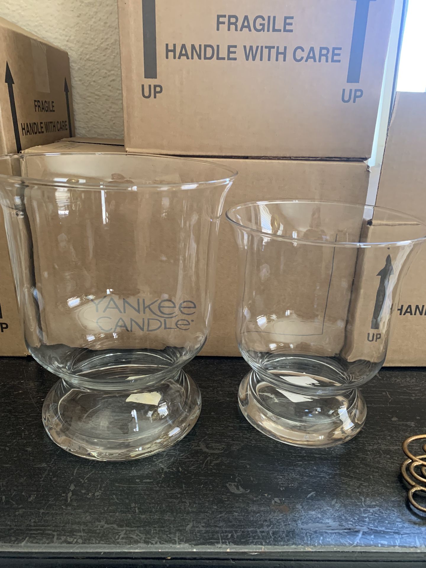 Glass Candle Holders