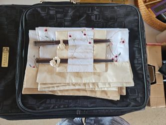 Sushi Place Mats (4) And Sticks KOREA