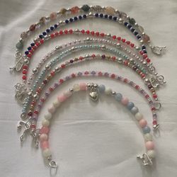 Silver Bracelet with Color stones New