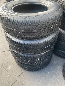 Set of four Used 265/70R17 $300, Brand Grandtrek