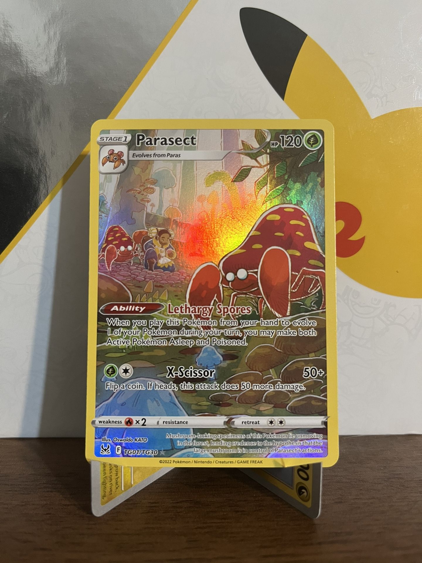 Pokemon Parasect Trainer Gallery NM