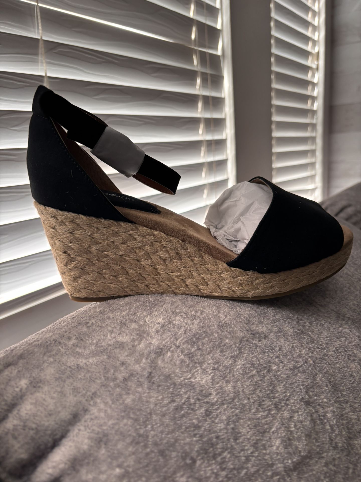 Espadrille wedge shoes