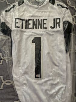 Travis Etienne Autographed Replica Jersey (Beckett Authenticated)