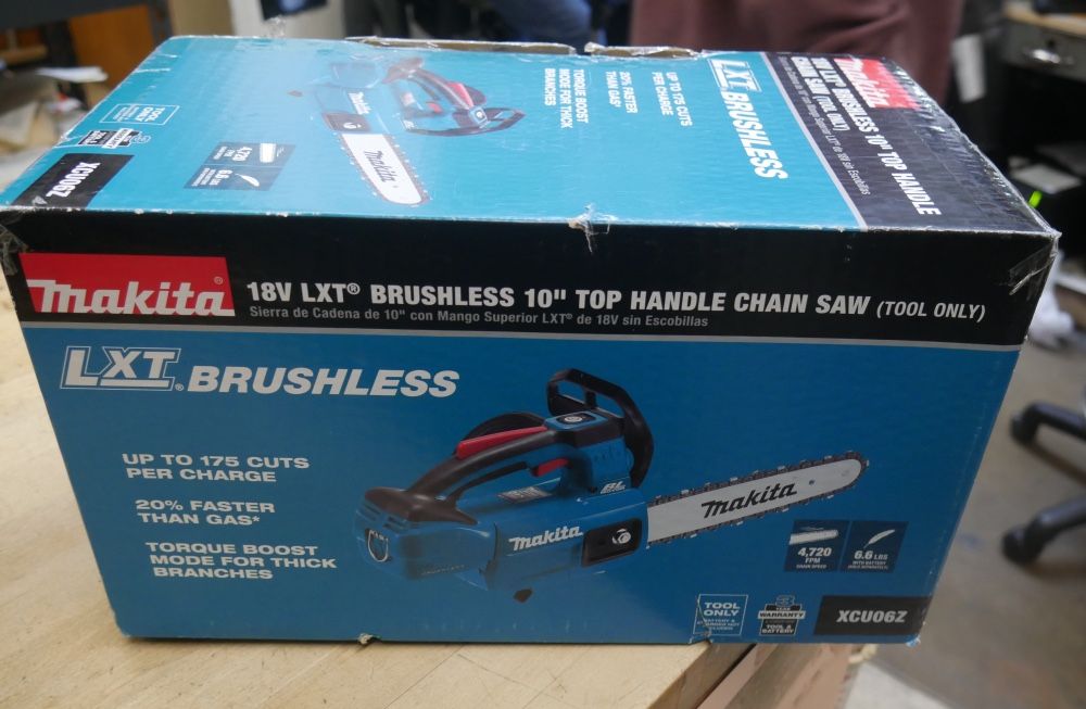 Makita 18V LXT Brushless 10in Top Handle Chainsaw TOOL-ONLY XCU06Z BRAND NEW