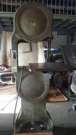 20" Band Saw Davis And Wells Bandsaw Tool Shop Tools