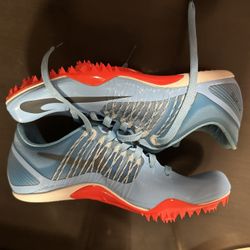 Nike Zoom Celar 5 Track Spike Shoes Blue Sprinting Performance
