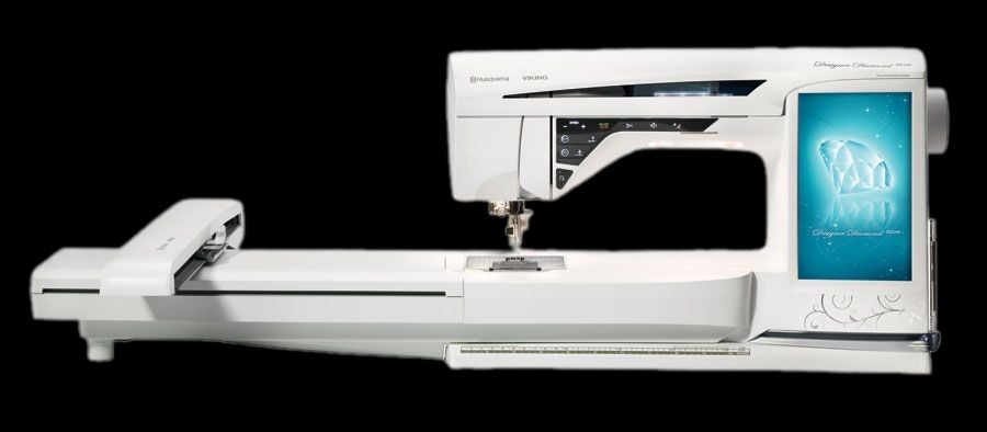 Husqvarna Viking designer Diamond Deluxe Embroidery Machine And Removable Arm