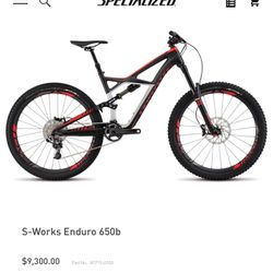 2016 Specialized S Work Enduro 650 B Small