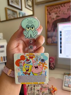 Badge reel with badge buddy