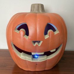 Talking Light Up Jack O Lantern Halloween Pumpkin Decor