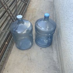 Plastic 5 gallon water container five dollars each