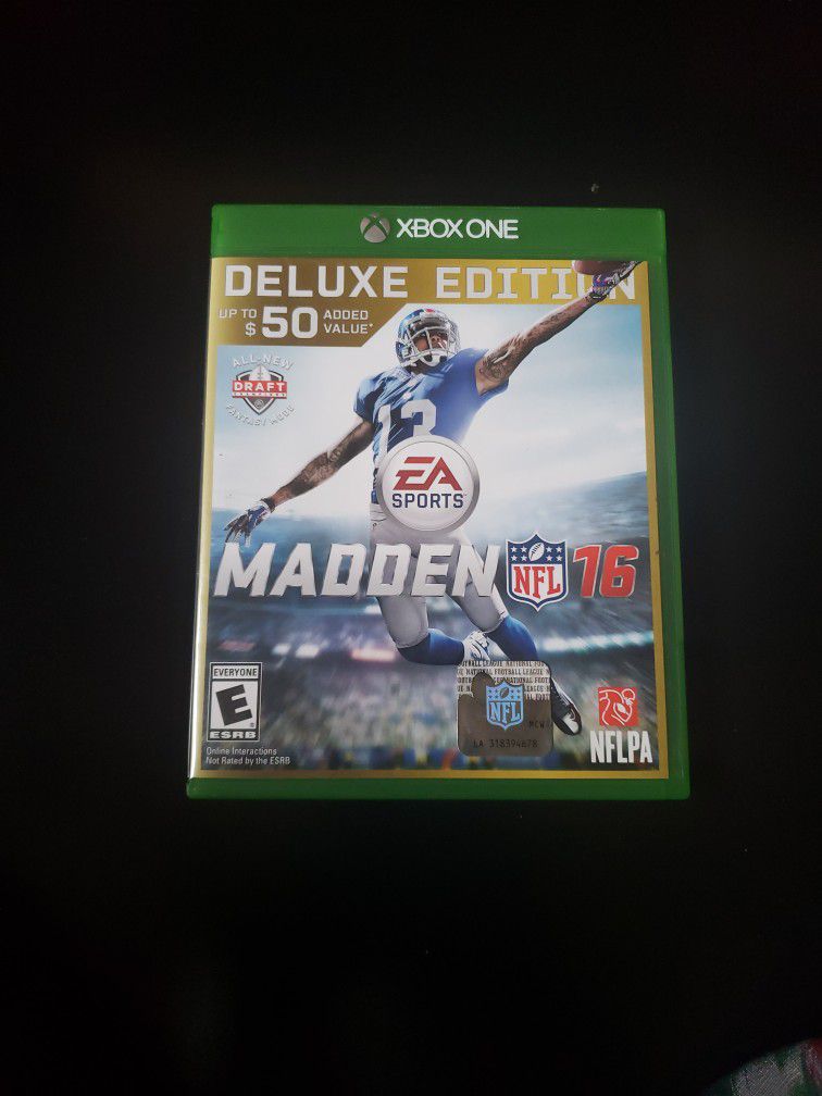 Xbox One Deluxe Edition Madden 16