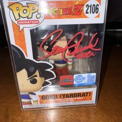 Dragon Ball Z Goku (yardrat) #2106 Signed 