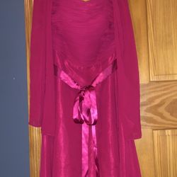 Elegant Fuchsia Dress. (Size 6/S)