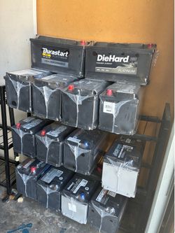 Car batteries