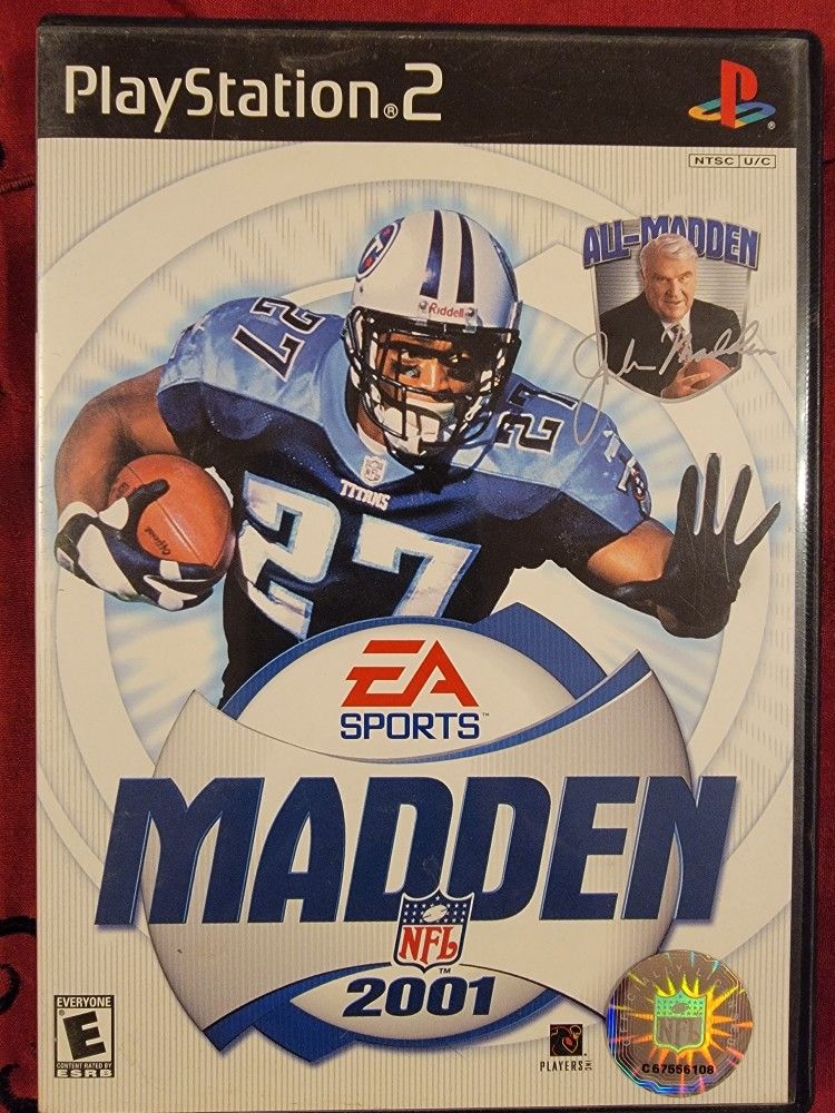 Playstation 2/Madden 2001/ Football