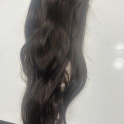 Human Hair Clip In Extensions 