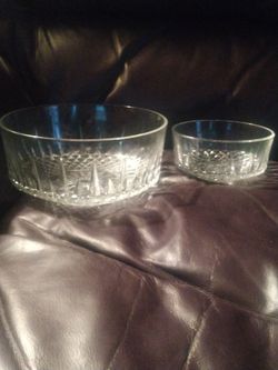 16pc arcoroc crystal bowl set