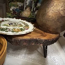 Live Edge Wood Stand 